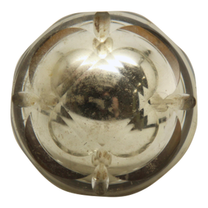 Antique Faceted Mercury Glass Passage Door Knob