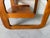 1970s 1970s Mid-Century Modern Lou Hodges Oak & Smoked Glass Top Side Table For Sale - Image 5 of 12