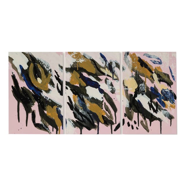 Karlijne G., Acrylic on Canvas, Set of 3 For Sale