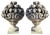 Early 20th Century Stone Garden Vases, Set of 2 For Sale