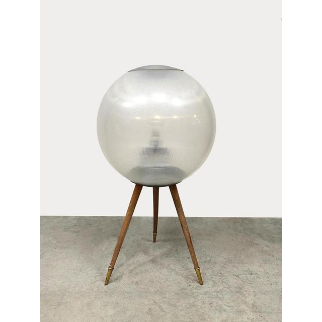 1970s Vintage Space Age Tripot Ball Floor Lamp, 1970s For Sale - Image 5 of 8
