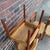 Set of 6 Hans J. Wegner Ch-40 Teak Dining Chairs With Woven Cane Seats For Sale - Image 9 of 9