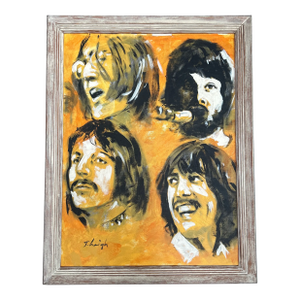 Contemporary Original Painting by Stephen Heigh “1970 the Beatles”