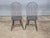 Pair of Late 20th Century David T Smith Bow Back Windsor Chairs Dark Green Finish Ohio Bench Made For Sale - Image 4 of 9