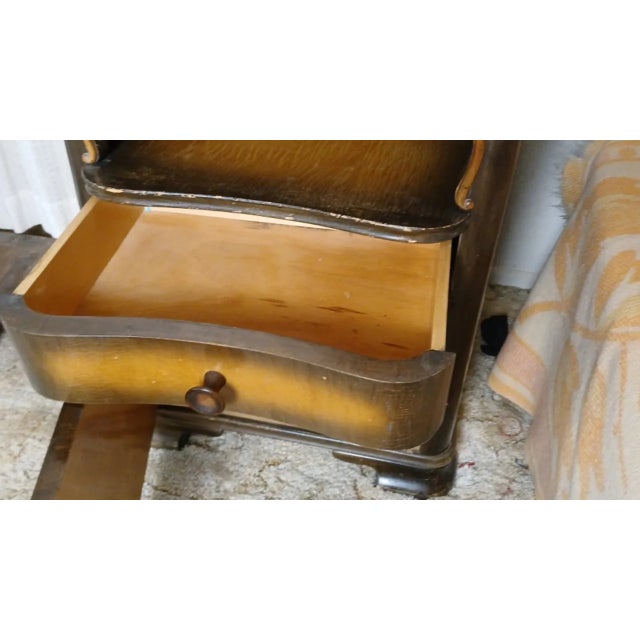 1930s Pair of Art Deco Nightstands For Sale In San Diego - Image 6 of 13