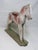 Antique folk art painted wood child’s toy horse seat or figurine, c.1850 Well used and loved showing age and use wear....