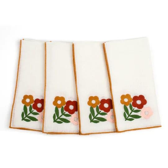 Taking cues from Matisse’s cut-out creations, the Floral Collection’s signature flowers pop on crisp white linen. A...