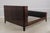 Baker Leather Mahogany Mid Century Modern King Size Bed For Sale - Image 15 of 16