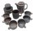 1960s Arabia Finland Stoneware "Ruska" Coffee Service Set Designed by Ulla Procopé, 15 Piece Set (For 6) For Sale