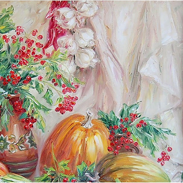 2010s Oil Painting From the Grandfather's Garden Kotmin Olga For Sale - Image 5 of 6