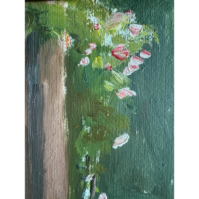 2020s 2025 Original Julian Merrow-Smith Provence Landscape “Shade and Roses”, Framed For Sale - Image 5 of 10