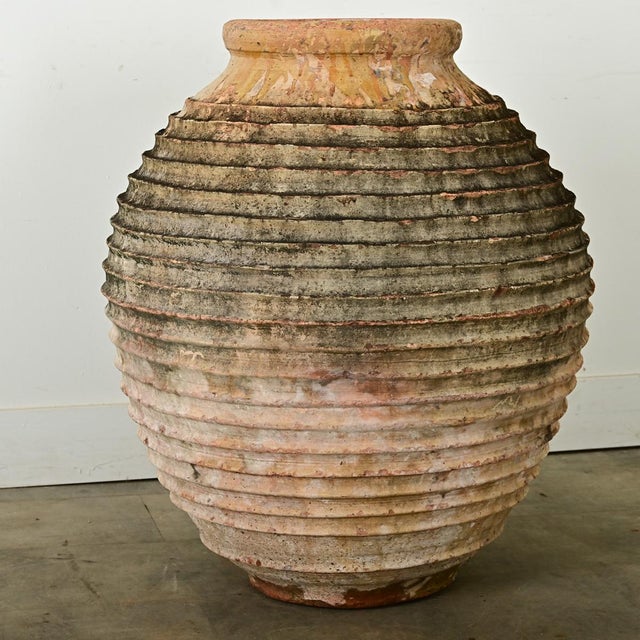 Greek 18th Century Terracotta Olive Oil Jar For Sale - Image 4 of 7