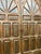 1920s Antique Brass-Clad Carved Entry Doors | Monumental Farmhouse Statement Doors 118x92 For Sale - Image 5 of 6