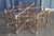 Mid 20th Century McGuire Mid Century Modern Octagonal Bamboo Dining Table & 8 Target Back Chairs For Sale - Image 5 of 18