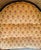 Mid 20th Century Faux Bamboo and Cane Barrel Chairs With Blockprint Upholstery - Set of 4 For Sale - Image 4 of 12