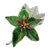 Vintage Italian Handmade Genuine Silver Christmas Poinsettia Flower Figurine For Sale
