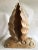 1950s Italian Carved Wood Folded Leaf Sculpture on Wood Base For Sale - Image 4 of 11