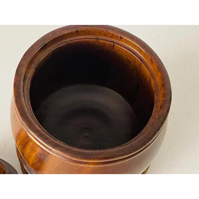 Brown Tobacco Pot with Lid, France, 1970s For Sale - Image 6 of 12