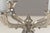 Gold Silver 4-Armed Chandelier, Germany, 1935 For Sale - Image 8 of 11