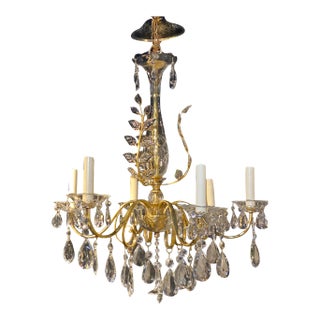 1930’s French Bagues Chandelier For Sale