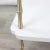 White Wood and Brass Faux Bamboo Legs White Sofa Side Table, For Sale - Image 8 of 12