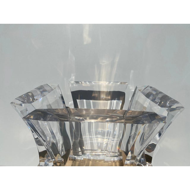 Lucite and Brass Coffee Table by Spectrum For Sale - Image 9 of 12