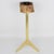 Mid-Century Brass and Petrified Wood Ashtray Vide Poche Side Table, circa 1960 For Sale - Image 9 of 14