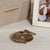 Sanibel Shell Tray- Raw Gold Aluminum