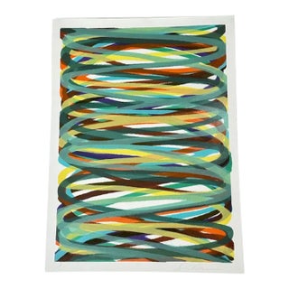 Dan Christensen "l.w." (Larry Wright) 1978 Screenprint For Sale