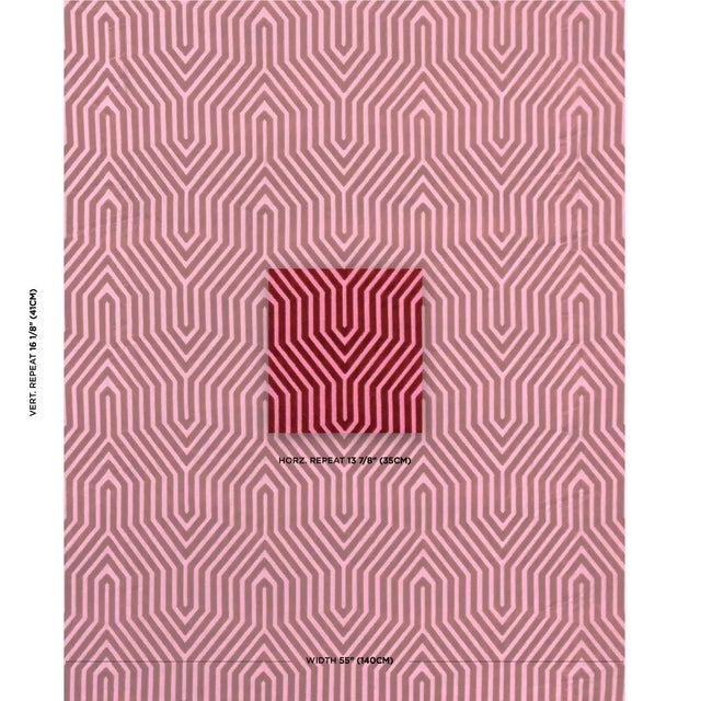 A large-scale, linear design gives this Italian cut velvet fabric a graphic sensibility. The silk-like pile adds extra...