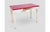 Vintage Kitchen Table with Red Formica Top and Shaped Legs For Sale - Image 4 of 13