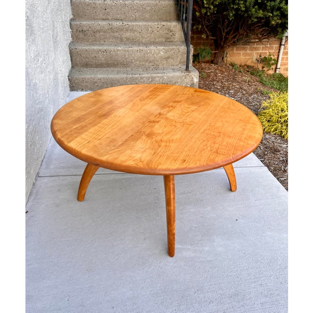 1950s Vintage Heywood Wakefield MidCentury Round Cocktail Table Chairish