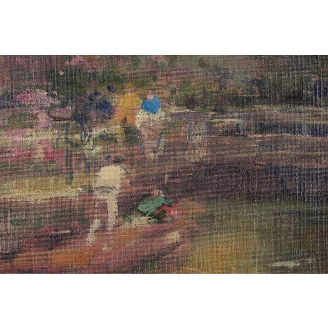 Eugène-Louis Gillot, Scene of Rural Life, Oil on Canvas, Framed For Sale - Image 3 of 10