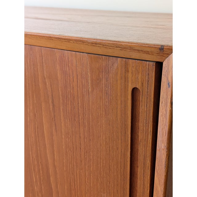 Gorgeous Mid-Century Danish Teak Credenza Attributed to Aksel Kjersgaard For Sale - Image 17 of 18