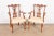 Brown Romweber French Provincial Louis XV Burl Wood Dining Chairs, Set of Six For Sale - Image 8 of 12
