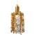 Palwa Small Bubble Chandelier in Crystal Glass & Gilt Brass, 1960s, Germany For Sale