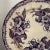 Rare Antique Purple Aesthetic Transferware Plate For Sale - Image 4 of 8