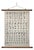 Antique D’Haese Schoon Schrift School Chart in Linen For Sale