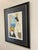 Original lithograph by the artist Maria Theresa Torres (M.T. Torres), depicting a stylized female figure with a bouquet of...