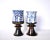Contemporary Pair of His & Hers Art Pottery Ceramic Goblets For Sale - Image 3 of 8