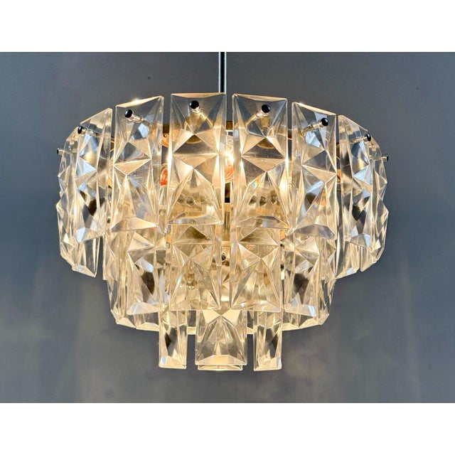 Mid-Century Modern Mid-Century Chandelier from Kinkeldey, Germany, 1970s For Sale - Image 3 of 18