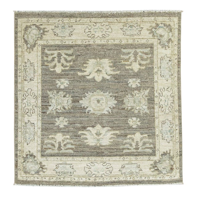 Oushak Square Rug 3' x 3'1" For Sale