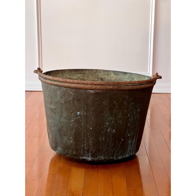 Mid 19th Century 19th Century Large Pennsylvania Copper Apple Butter Cauldron For Sale - Image 5 of 15