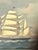 1970s Original Salvatore Colacicco Sailing Ship Hudson Seascape Oil Painting For Sale - Image 4 of 11