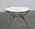 Vintage Spanish Style Wrought Iron W White & Gray Marble Top Coffee Table For Sale - Image 13 of 13