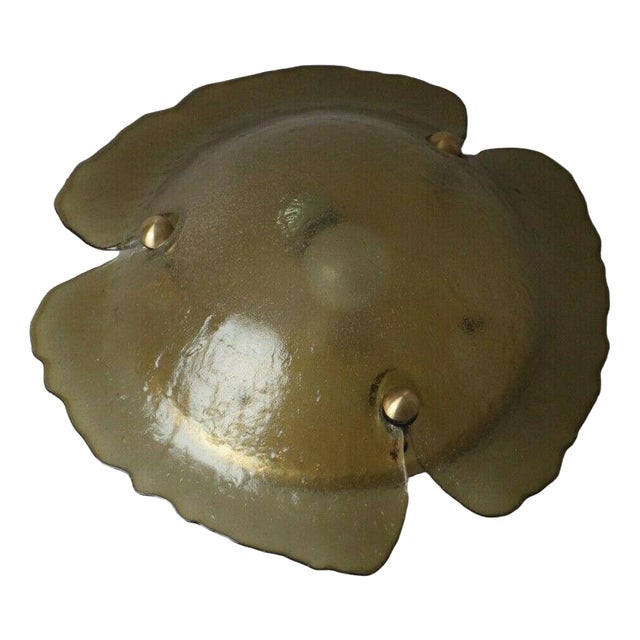 Vintage Ceiling Lamp in Murano Glass from Peill and Putzler For Sale