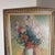 Vintage French Floral Still Life Oil Painting in Ornate Gold Frame ~ Signed Dixie 1972 For Sale - Image 11 of 12