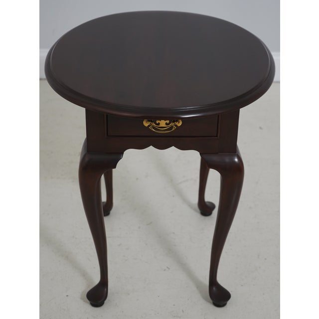 Age: C.1988 Details: Dovetailed Drawer Construction High Quality Construction Mahogany Queen Anne Legs & Pad Feet...