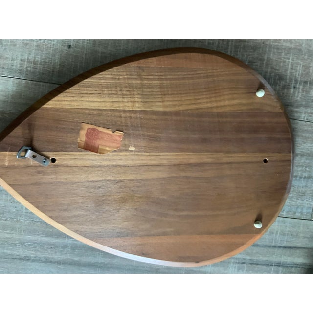 Vintage Mid-Century Modern Bull Fighting Matador on Teardrop Teak Wood Popcorn Shirt- Set of 3 For Sale - Image 4 of 10