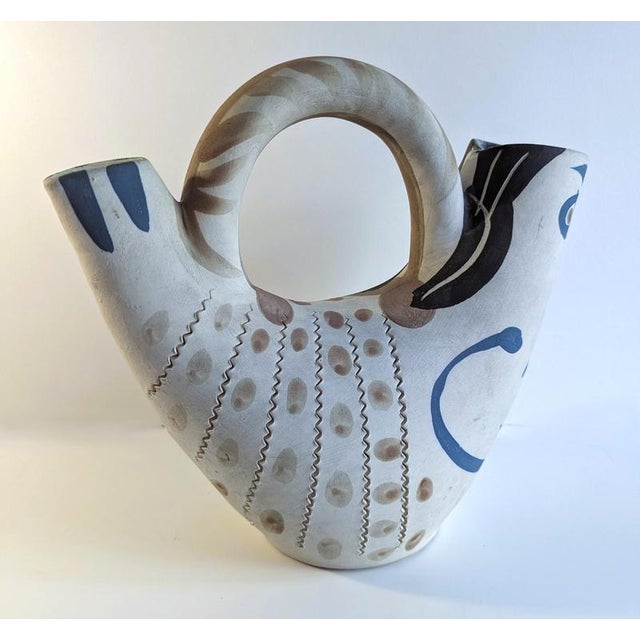 Prow figure ceramic, 1952 edition : 80/300 publisher : édition picasso, madoura catalog : [ramié 136, p. 77] h x w x d :...